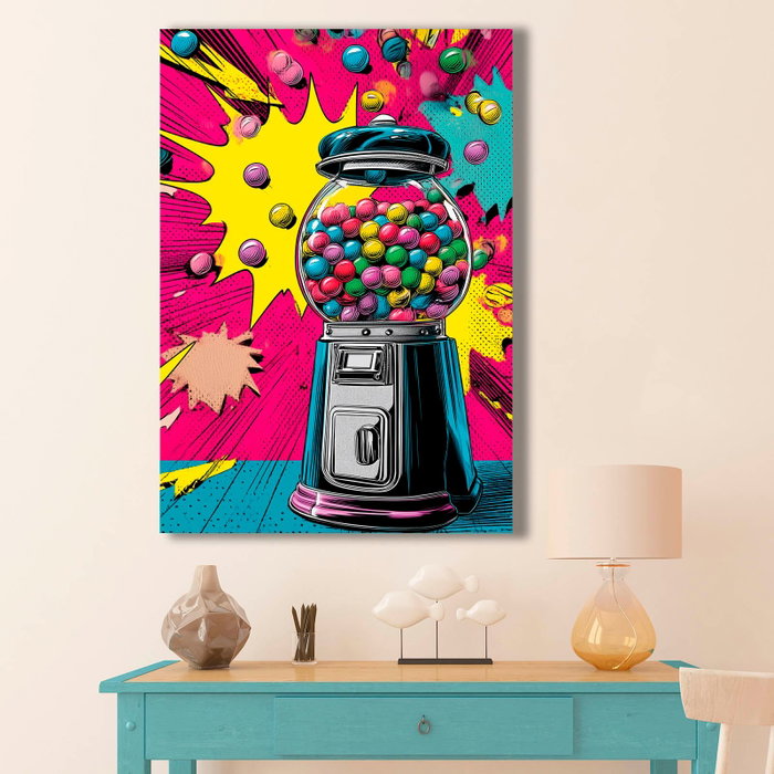 Wallity Pintura Decorativa en Lienzo Multicolor 45 x 70 cm Wallity Pintura Decorativa en Lienzo Multicolor 45 x 70 cm